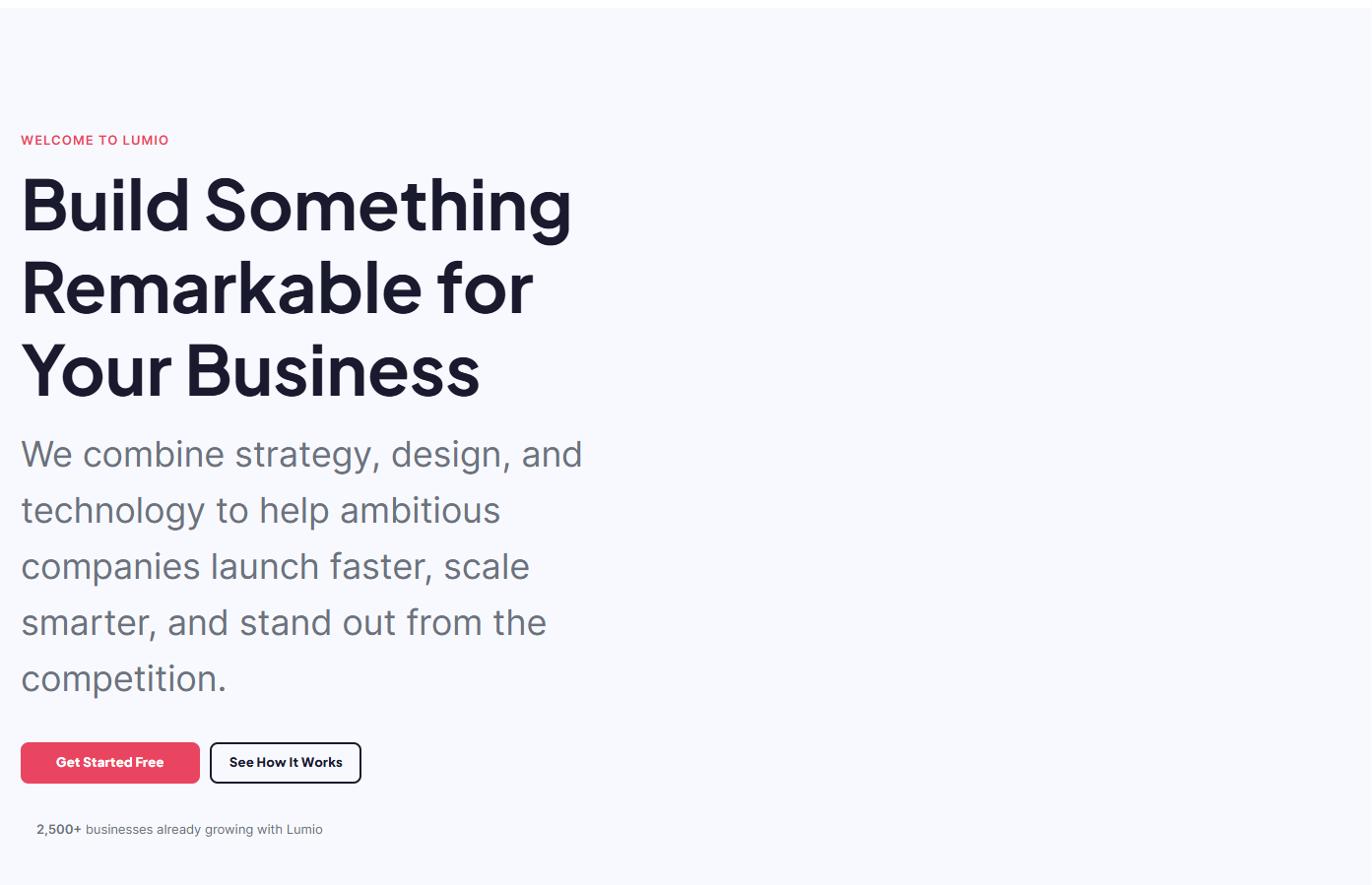 Lumio wordpress theme